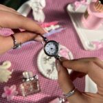 ساعت بنگلی سفید صدفی